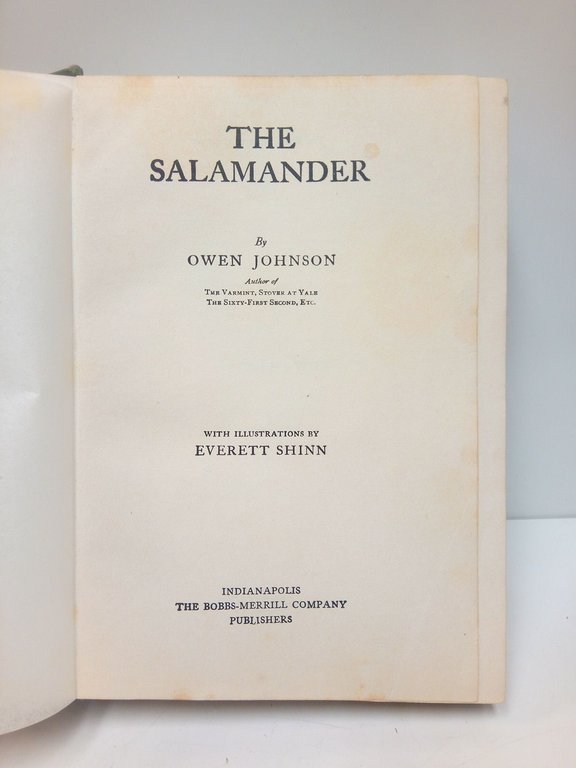 The Salamander / With illustrations by Everett Shinn