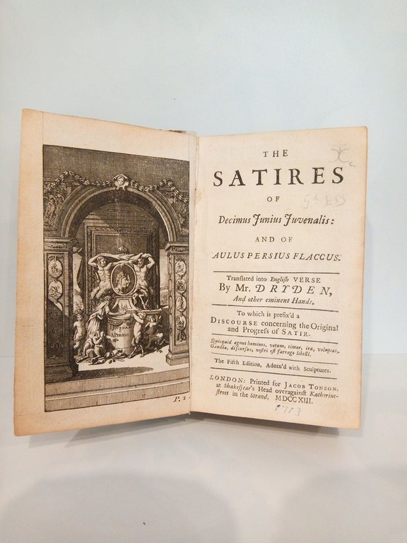 The Satires of Decimus Junius Juvenalis: and of Aulus Persius …