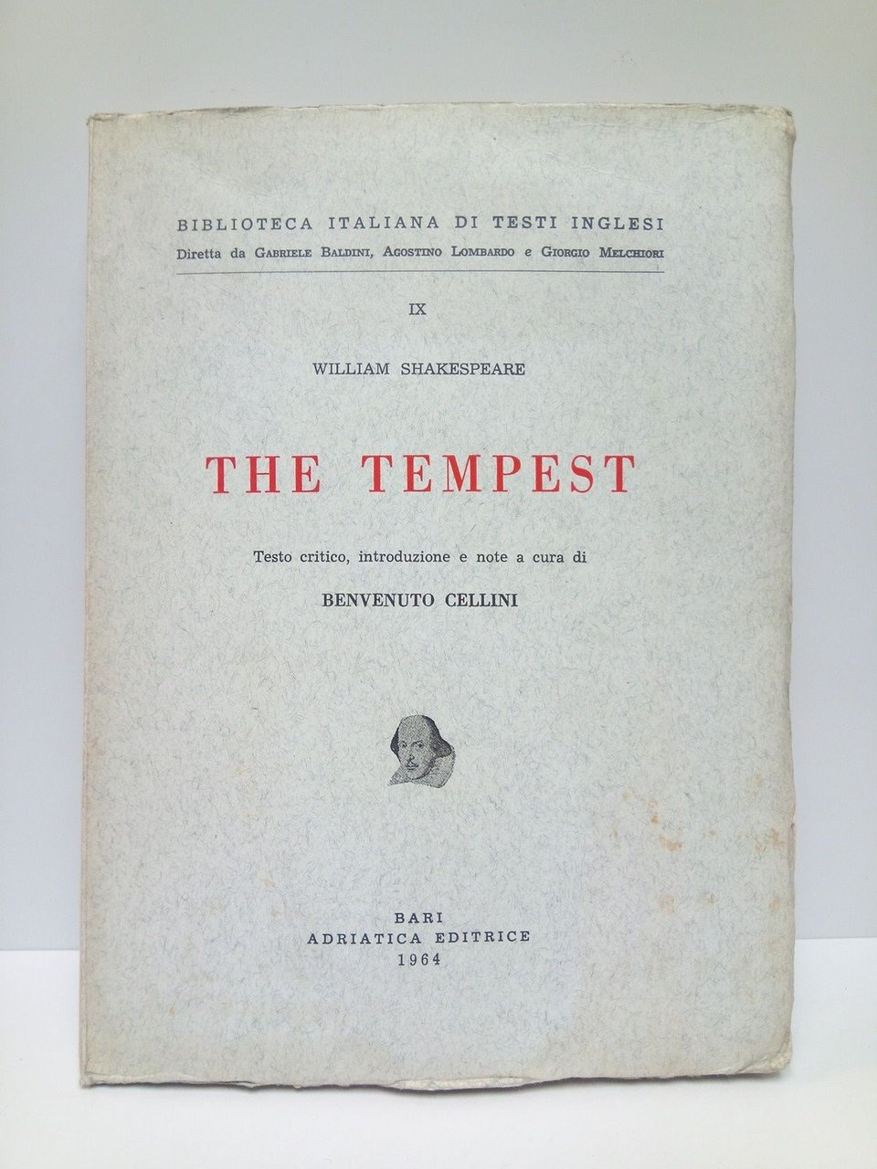 The Tempest / Testo critico, introduzione e note a cure …