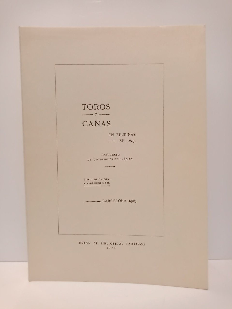 Toros y cañas en Filipinas en 1623. Fragmento de un …