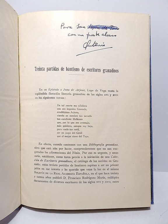 Treinta partidas de bautismo de escritores granadinos | Immagine Gallery 2
