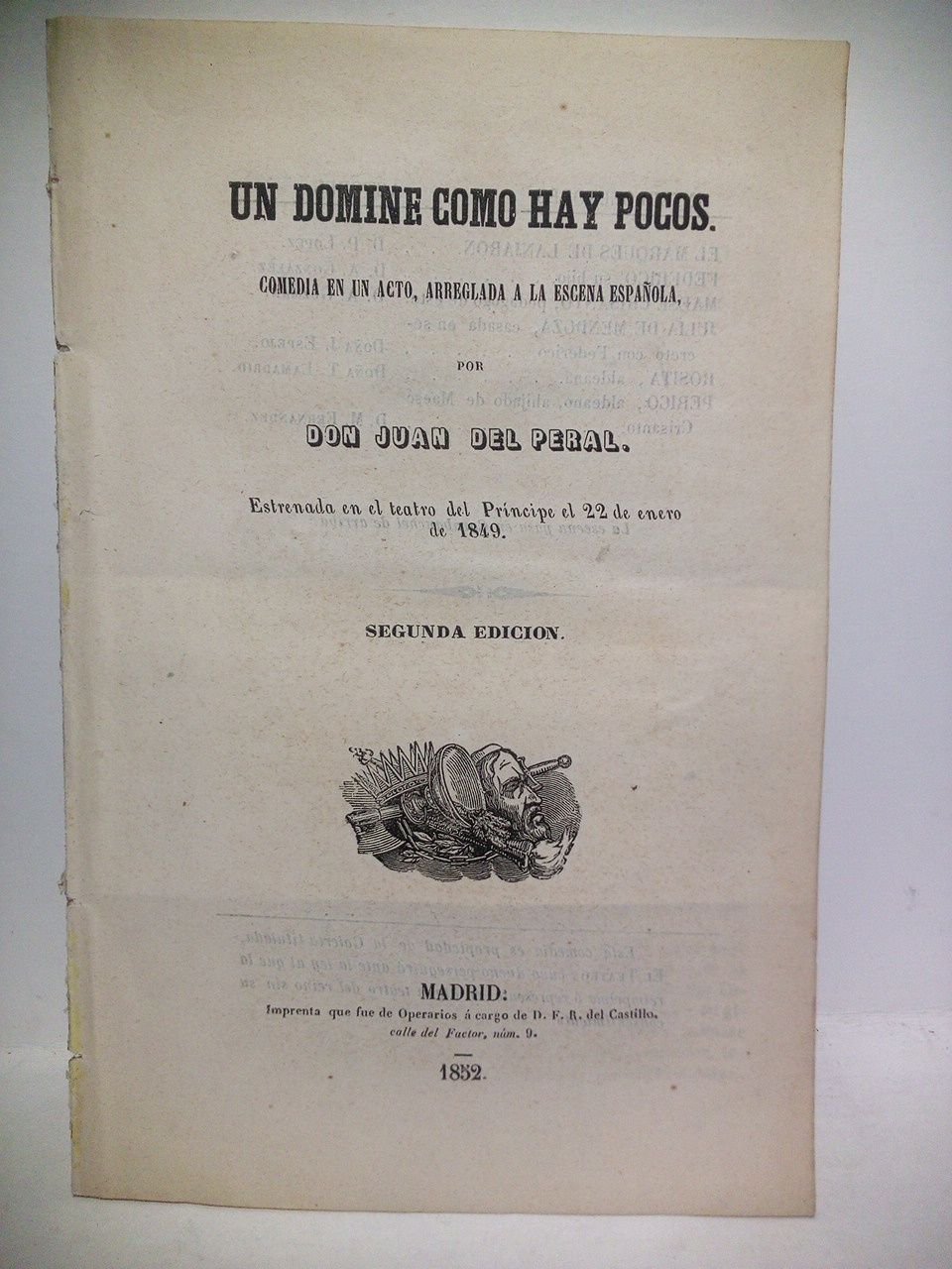 Un domine como hay pocos. (Comedia en un acto, arreglada …