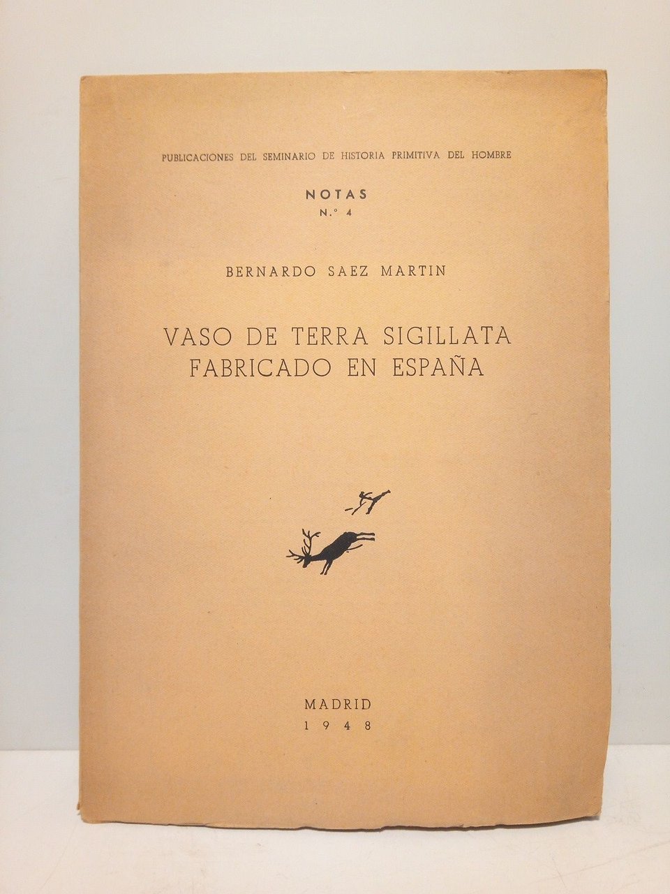 Vaso de terra sigillata fabricado en España