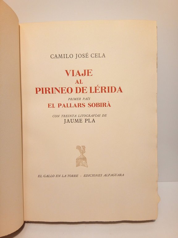 VIAJE AL PIRINEO DE LERIDA / Tomo I. Primer País: … | Immagine Gallery 2