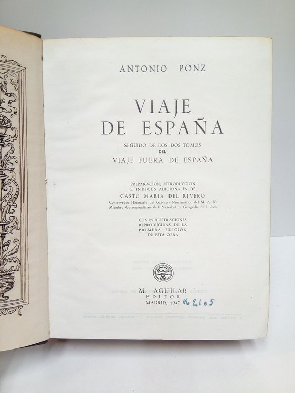 Viaje de España. Seguido de los dos tomos del Viaje … | Immagine Gallery 2