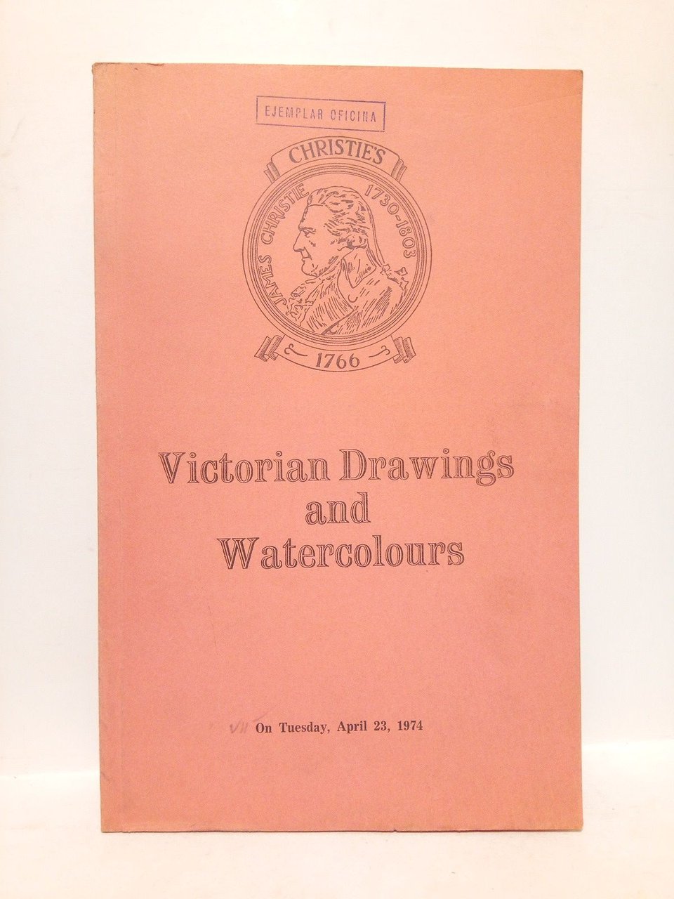 Victorian Drawings and Watercolours. (Auction on Tuesday, April 23, 1974)