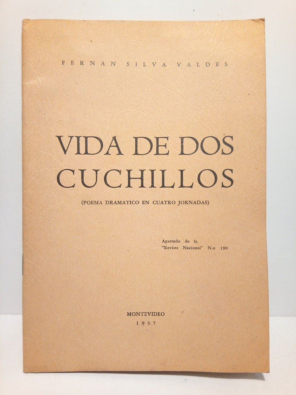 Vida de dos cuchillos (Poema dramático en cuatro jornadas) | Immagine principale