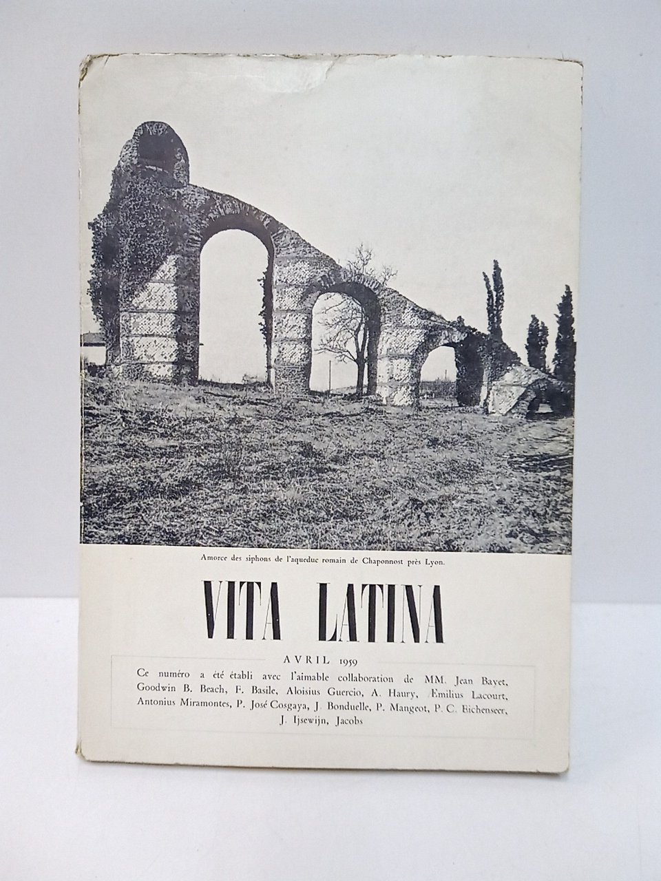 Vita Latina, Avril 1959, Nº 7. Edouard Aubanel, Place Saint-Pierre, …