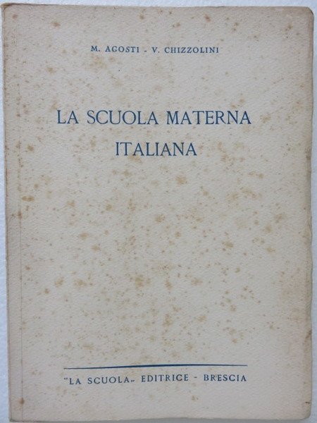 La scuola materna italiana