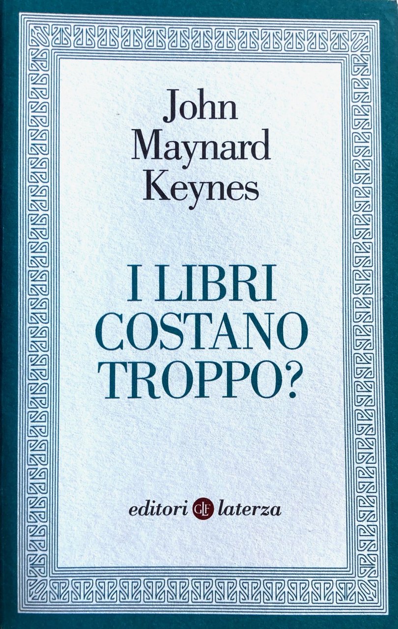 I libri costano troppo?; a cura di Oliviero Pesce.