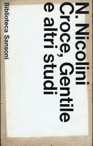 Croce, Gentile e altri studi | Immagine principale