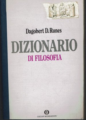 Dizionario di filosofia.