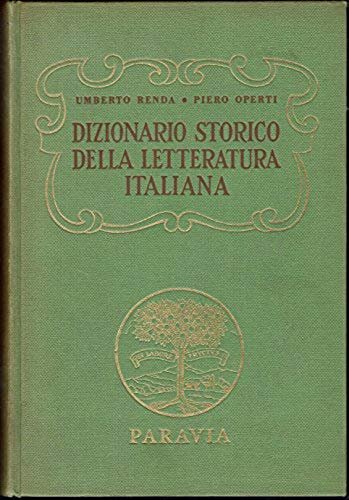 Dizionario storico della letteratura italiana