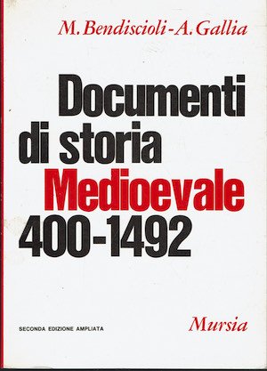 Documenti di storia Medievale 400 - 1492