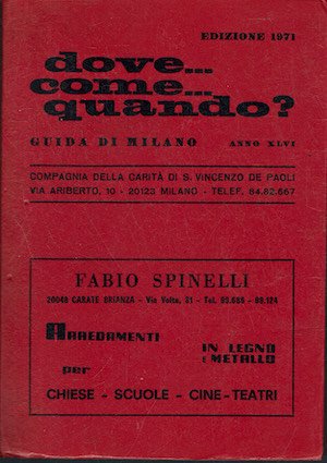 Dove.come.quando? Guida di Milano Anno XLVI | Immagine principale