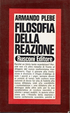 Filosofia della reazione | Immagine principale