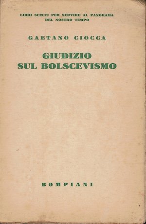 Giudizio sul bolscevismo - Volume XXII | Immagine principale
