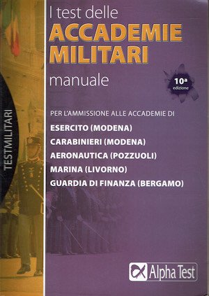 I test delle accademie militari.Manuale