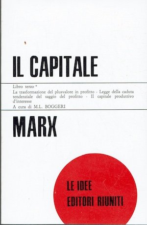 Il capitale - Libro terzo,tomo uno | Immagine principale
