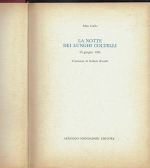 La notte dei lunghi coltelli