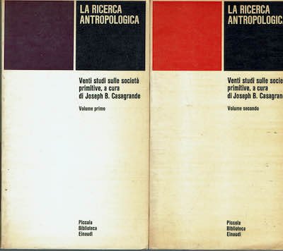 La ricerca antropologica Venti studi sulle società primitive - Vol. …