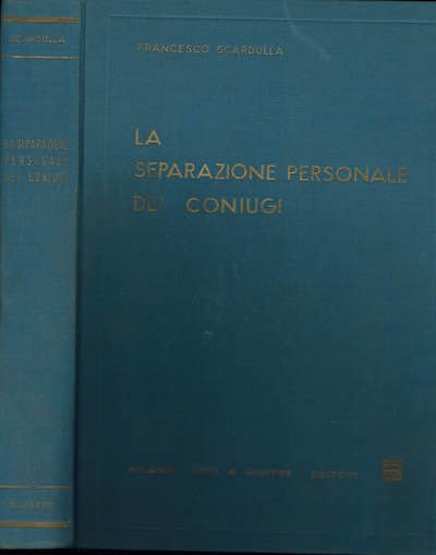 La separazione personale dei coniugi