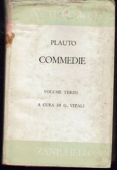 Plauto commedie vol.terzo | Immagine principale