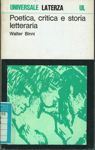 Poetica, critica e storia letteraria