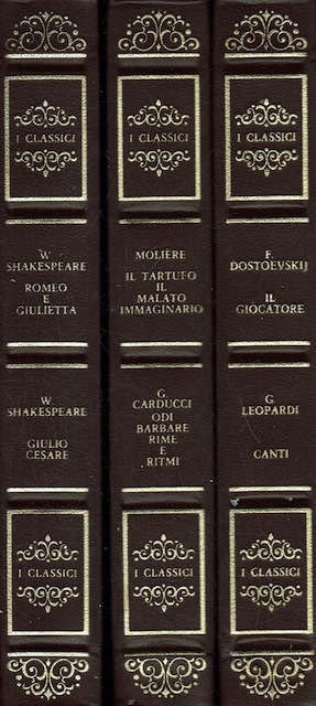 Romeo e Giulietta/Giulio Cesare. Il tartufo/Il malato immaginario. Odi barbare/Rime … | Immagine principale
