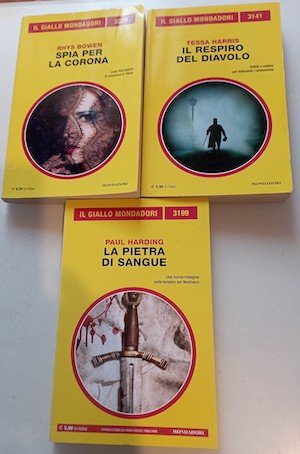 Stock 3 libri - Il Giallo Mondadori n.3141/3199/3228 (gialli storici) …