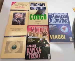 Stock n. 5 - cinque romanzi di Michael Crichton Casi …