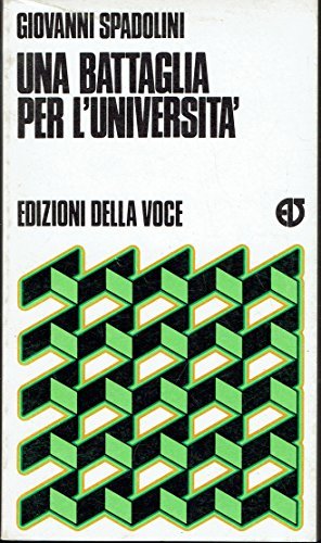 Una battaglia per l' Università.