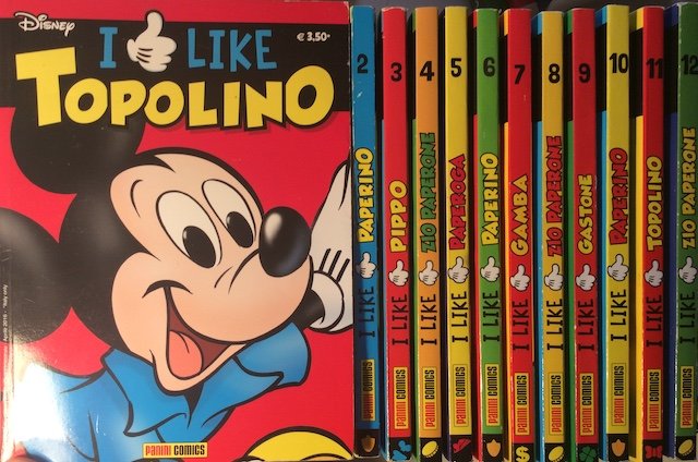 Walt Disney fumetti collana "I like" . Volumi dall' 1 …