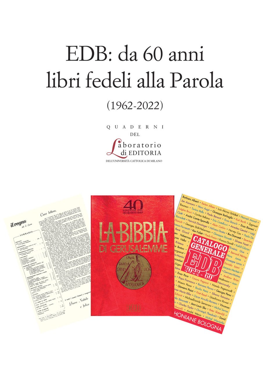 EDB: da 60 anni libri fedeli alla Parola (1962-2022)