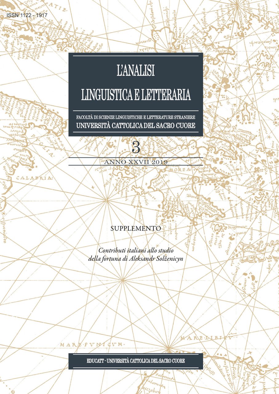 L'analisi linguistica e letteraria. Supplemento al vol. 3