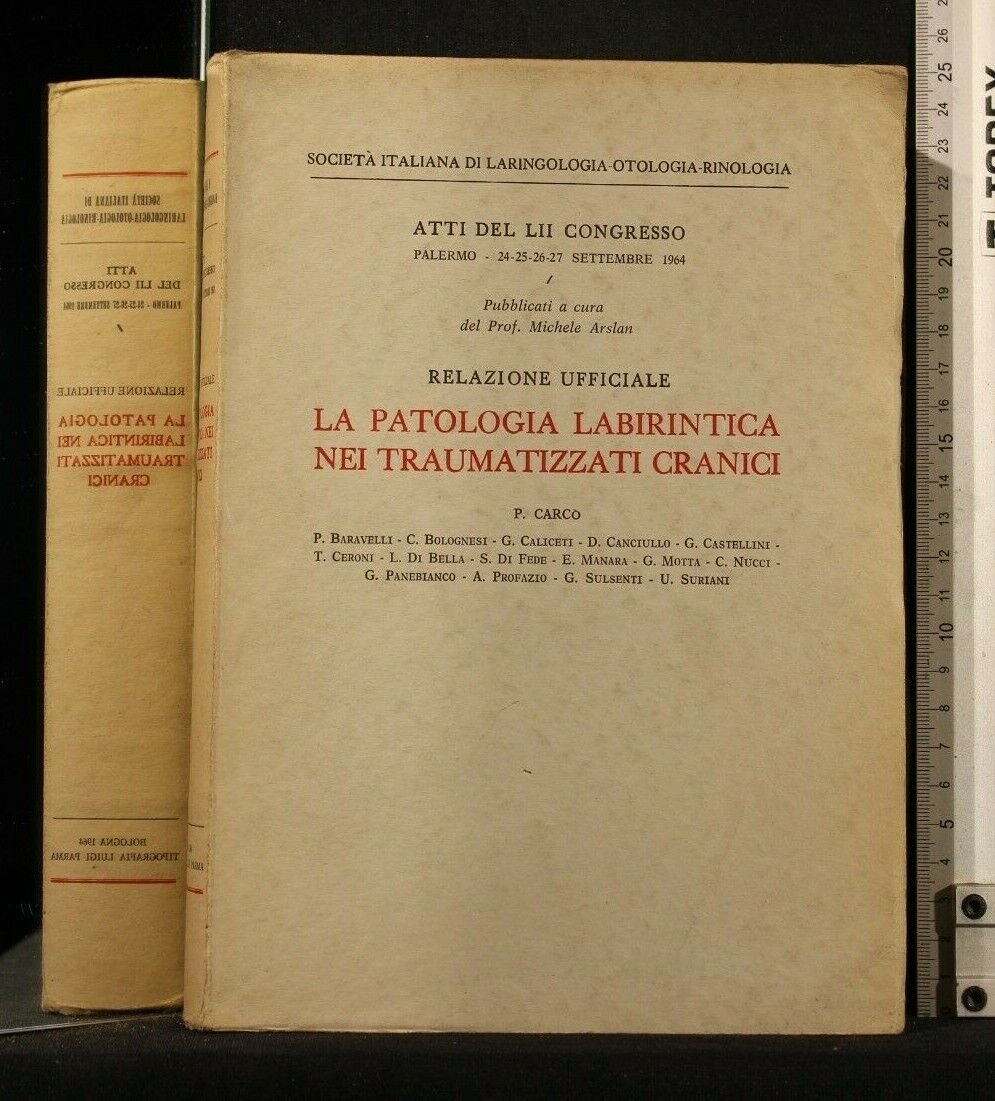 ATTI DEL LII CONGRESSO LA PATOLOGIA LABIRINTICA NEI | Immagine principale