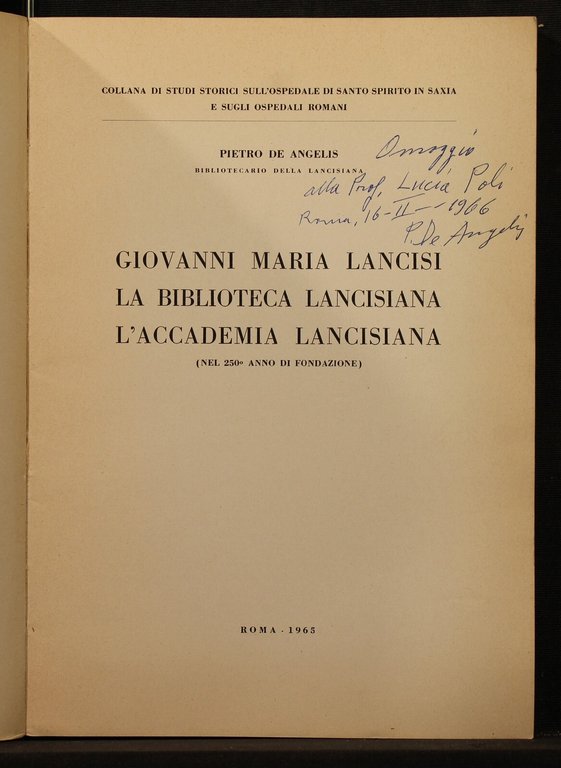 Giovanni Maria Lancisi. La bi. | Immagine Gallery 3