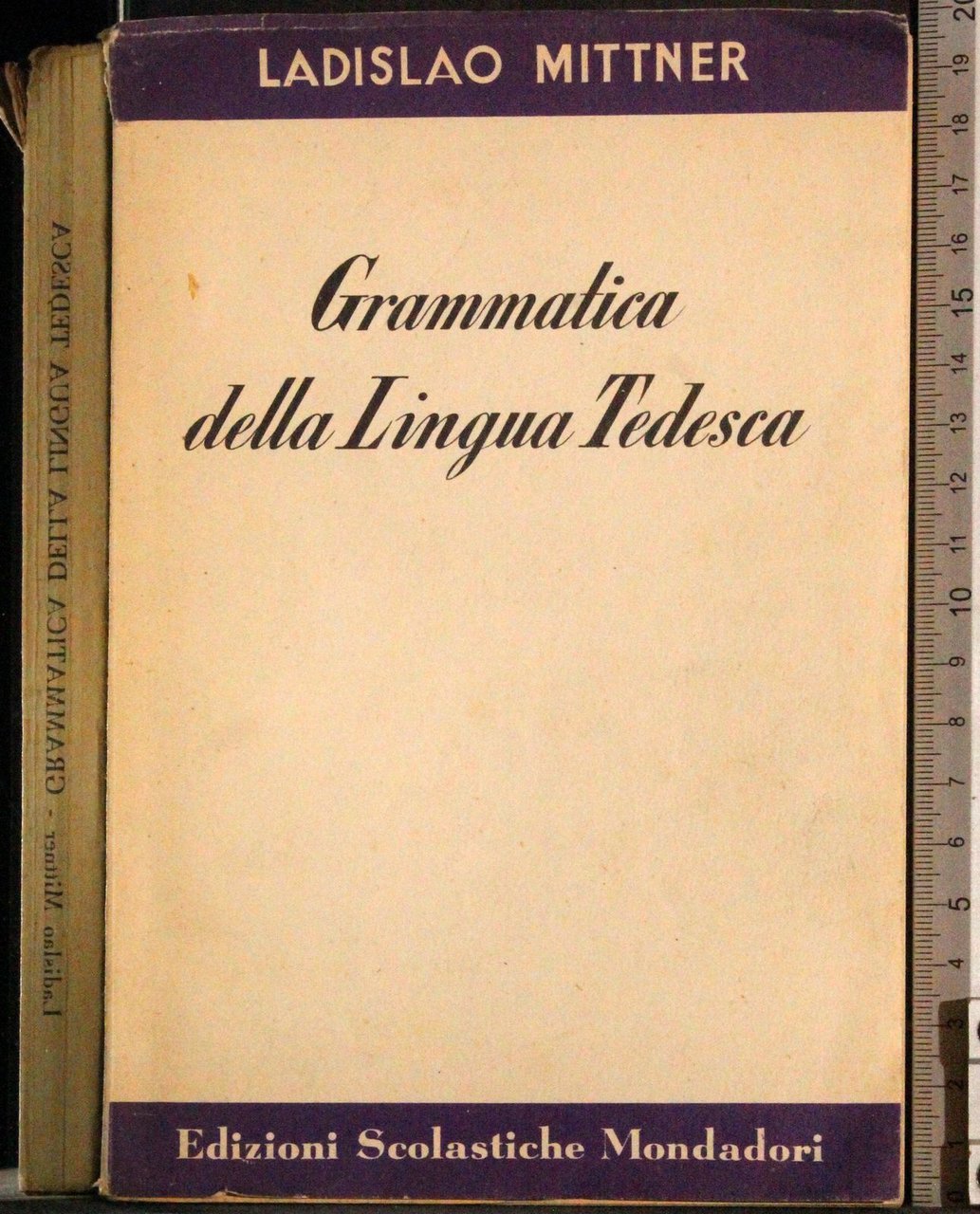 Grammatica della lingua tedesca