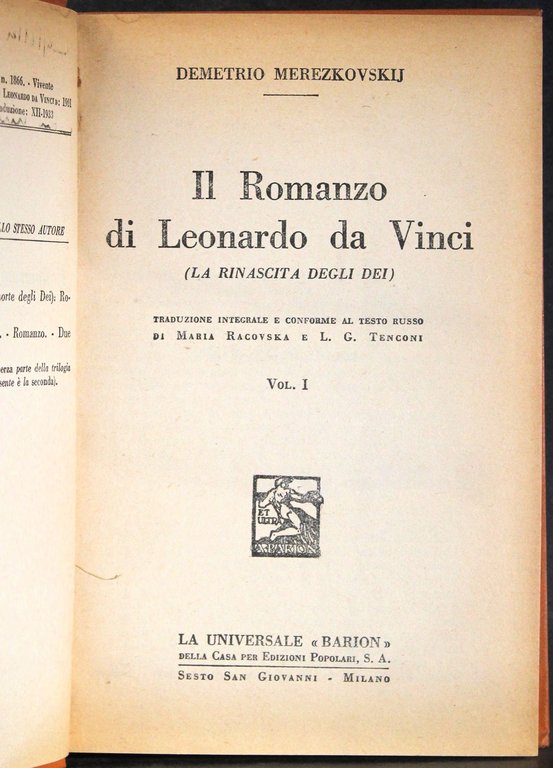 Il romanzo di Leonardo Da Vinci. Vol 1 | Immagine Gallery 2