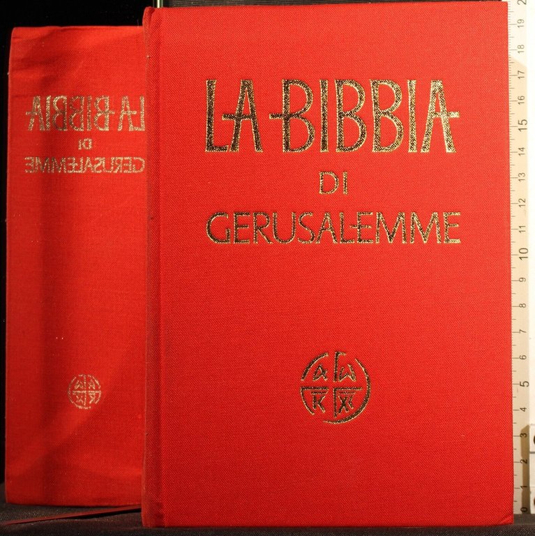 La Bibbia Di Gerusalemme 2009 Tela Rossa Nuovo Testo Cei - Edizioni  Dehoniane Bologna