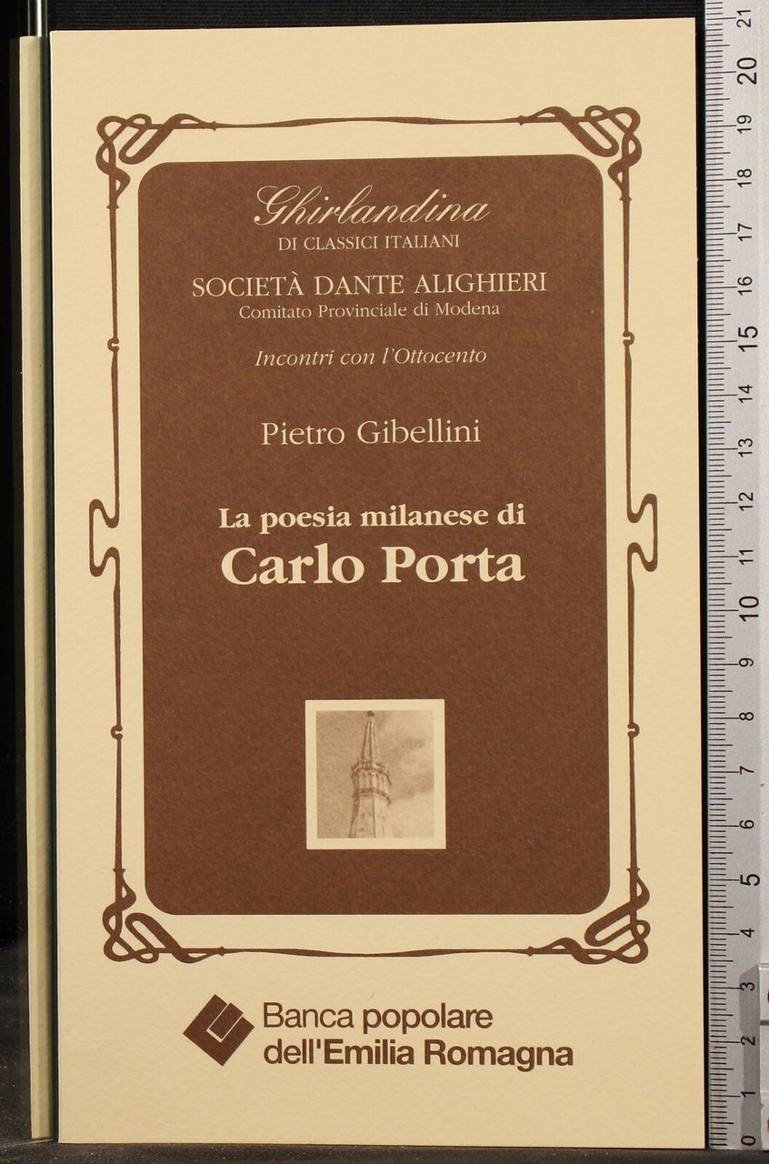 La poesia milanese di Carlo Porta | Immagine principale