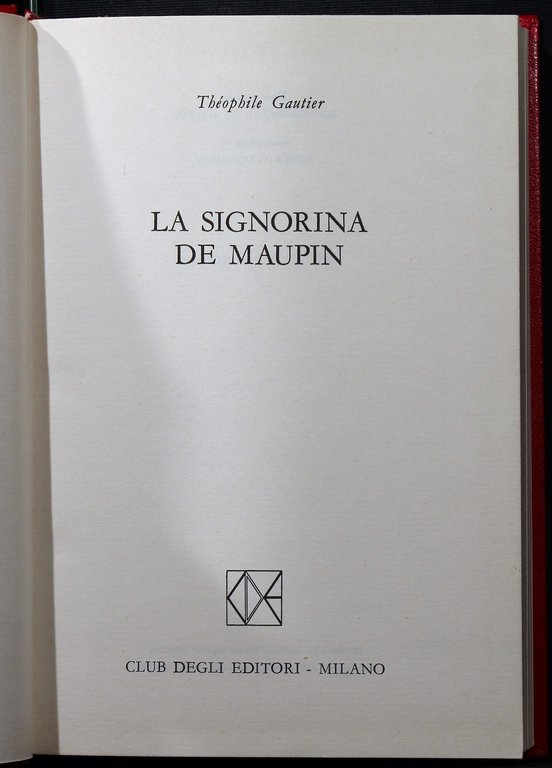 La signorina de maupin | Immagine Gallery 2