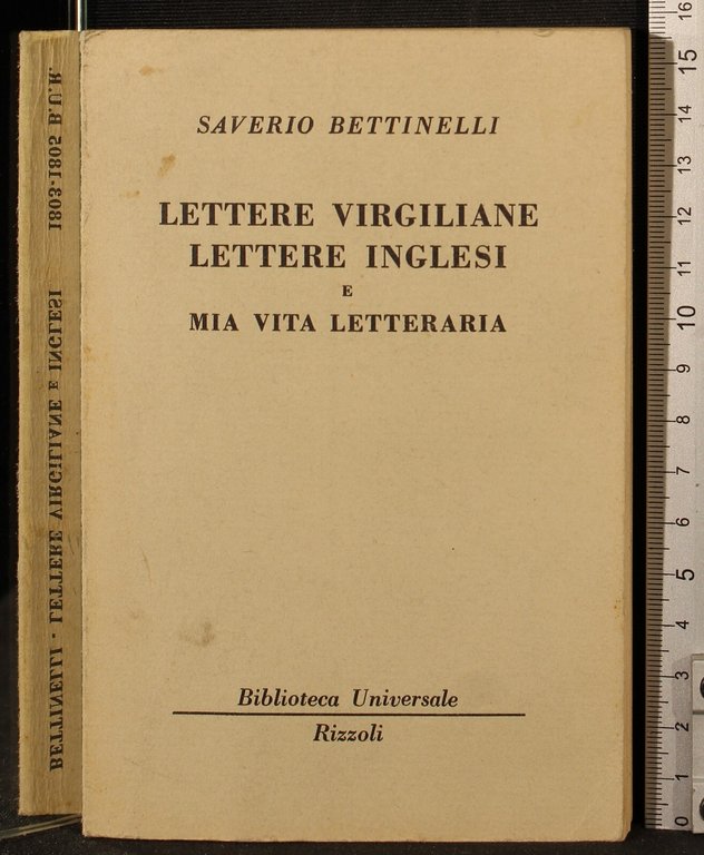 Lettere virgiliane, lettere inglesi e mia vita. | Immagine Gallery 2