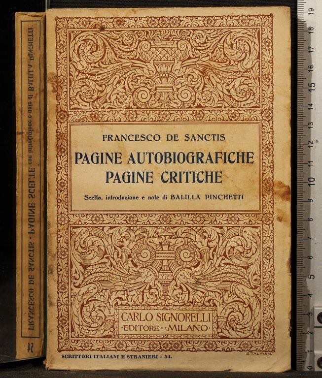 Pagine autobiografiche. Pagine critiche | Immagine Gallery 2