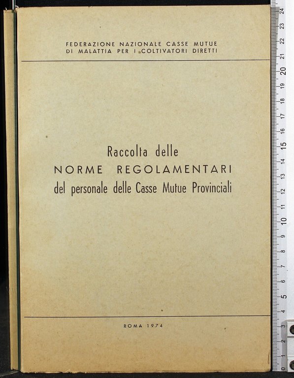 Raccolta delle norme regolamentari del personale. | Immagine Gallery 2
