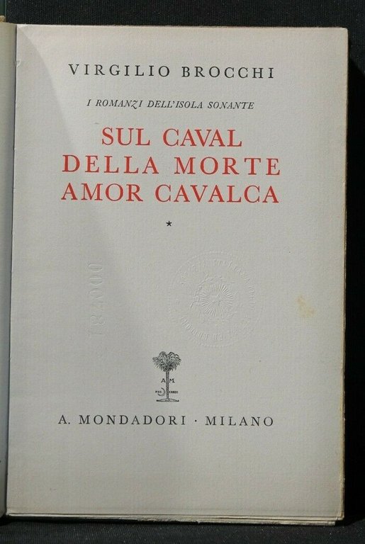 SUL CAVAL DELLAS MORTE AMOR CAVALCA | Immagine Gallery 2