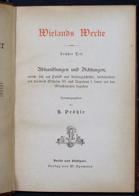 Wielands Werke 6. Abhabdlungen und dichtungen | Immagine Gallery 3