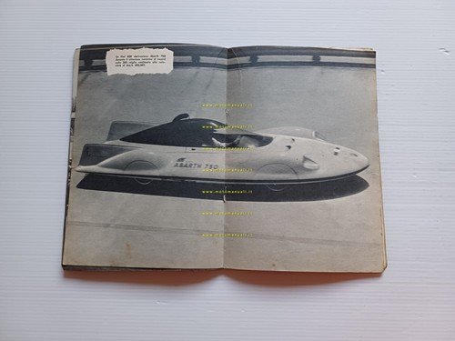 Abarth 750 derivazione Fiat 600 1957 depliant italiano originale