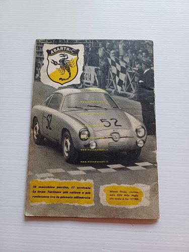 Abarth 750 derivazione Fiat 600 1957 depliant italiano originale