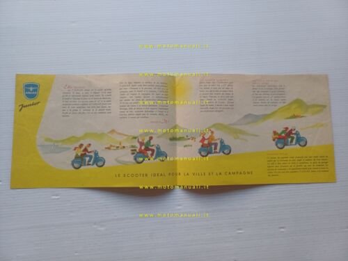 Adler Junior 98 scooter depliant FRANCESE originale